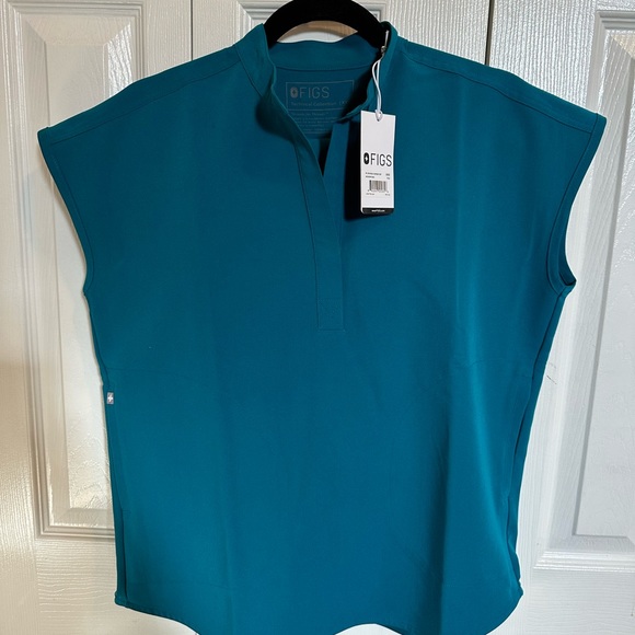 Pacific Blue Figs Rafaela Top XXS - Picture 2 of 2